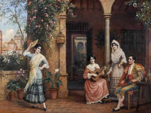 Arthur Trevor Haddon RBA (1864-1941)Spanish music makers and...