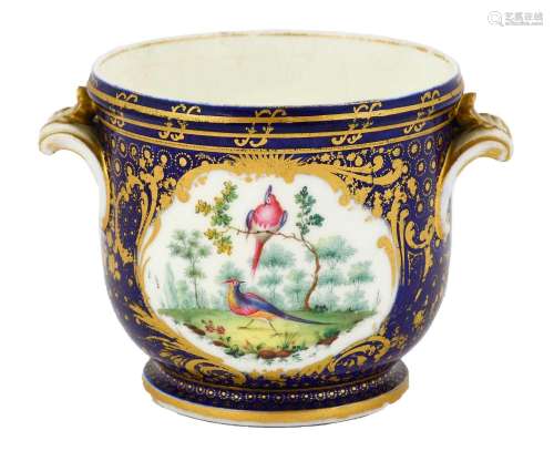 A Sevres Style Seau a Verre, in 18th century style, of circu...