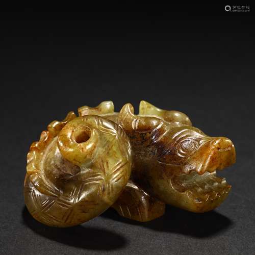 Ancient Jade Pig Dragon