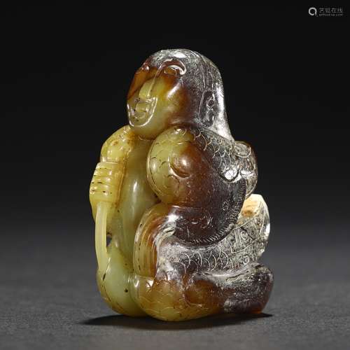 Ancient Jade Fish Man