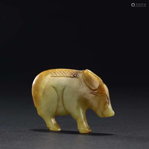 Ancient jade pig