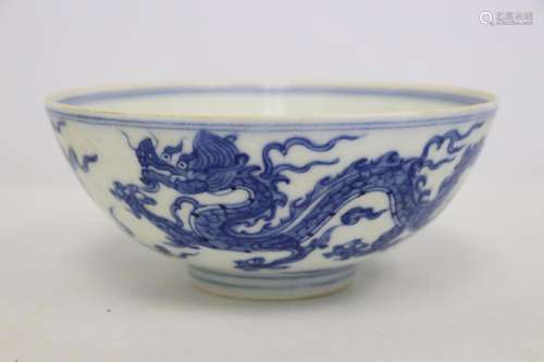 Fine Chinese blue and white bowl