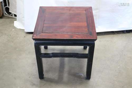 Chinese vintage rosewood square low table