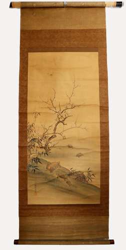 SIGNED YUAN ZAIZHONG (1750-1837).A JAPANESE INK AND COLOR ON...