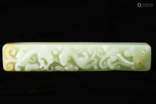 JADE PAPER-WEIGHT WITH DRAGON