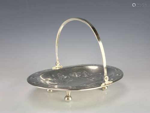 19C Russian Silver Basket