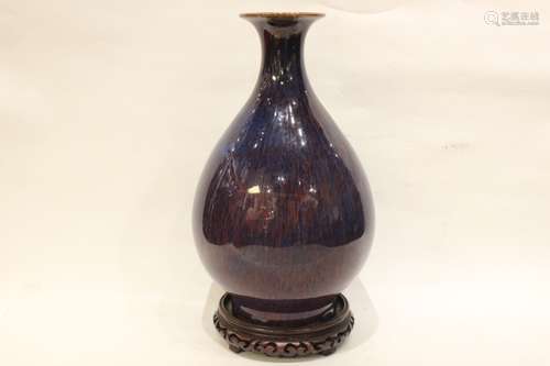 Chinese Glazed Porcelain Vase