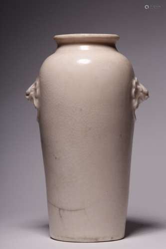 Chinese White Glazed Porcelain Vase