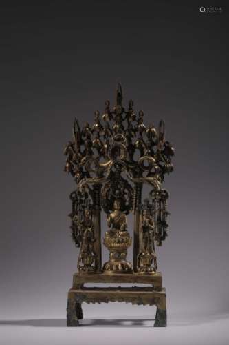 Chinese Gilt  Bronze Buddha