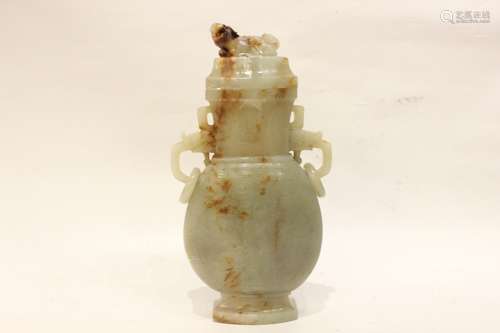 Chinese Jade Carved Vase