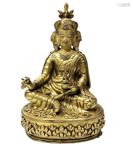 Chinese Gilt Bronze Buddha