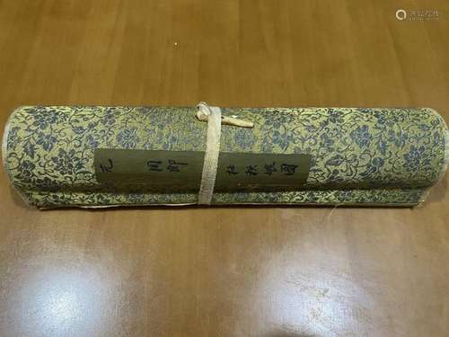 Chinese Ink Color Scroll