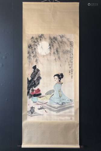 Chinese Ink Color Scroll