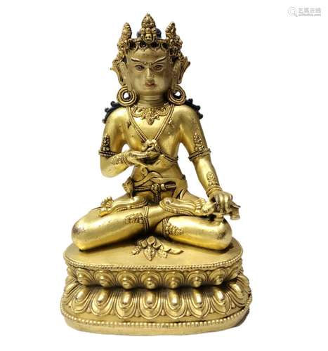 Chinese Gilt Bronze Buddha