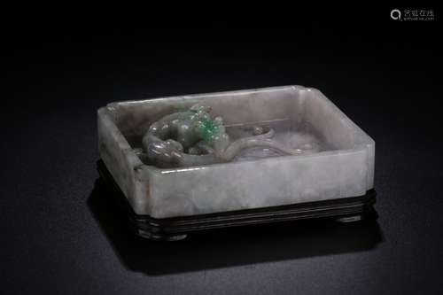 Qing Chinese Jadeite Washer