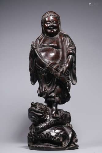 Chinese Wood Carved Figural