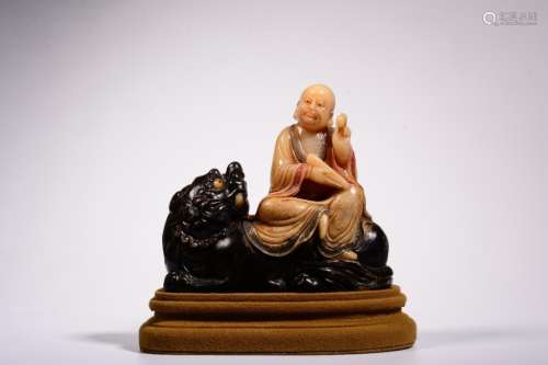 Chinese Soapstone Carved Buddha