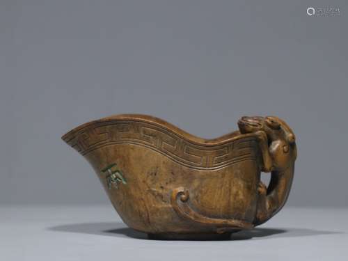 Chinese Huangyang Wood Hand Carved Vessel