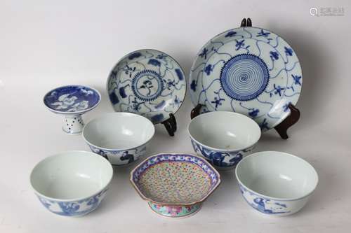 Group of 19th.C Chinese Porcelain Collections