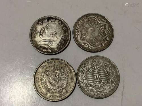 Four Chinese Coins