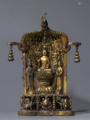 Chinese Gilt Bronze Buddha