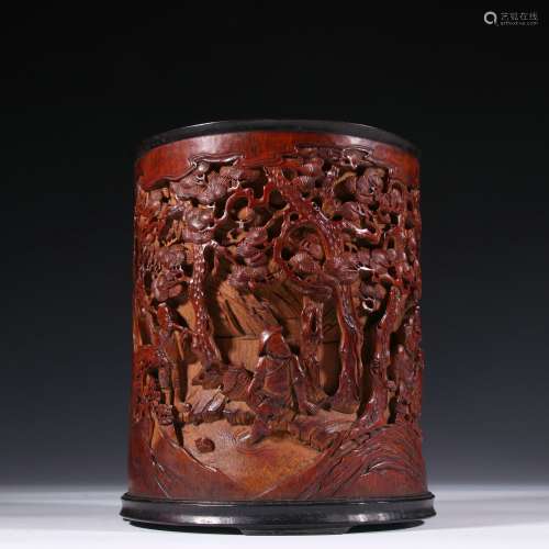 Qing Dynasty Bamboo Carving 