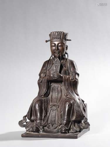 End Of Qing Dynasty Bronze Statue, China