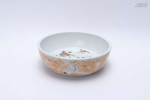 Qing Dynasty Fanhong Famille Rose Porcelain 