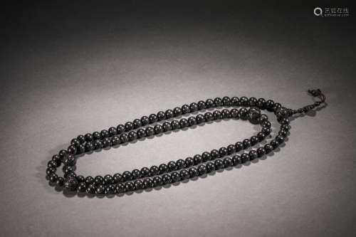 Qing Dynasty 108 agarwood beads