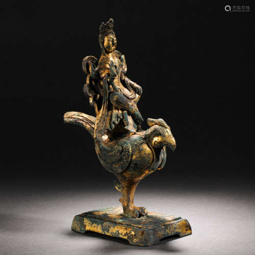 Han Dynasty Bronze Guanyin Statue