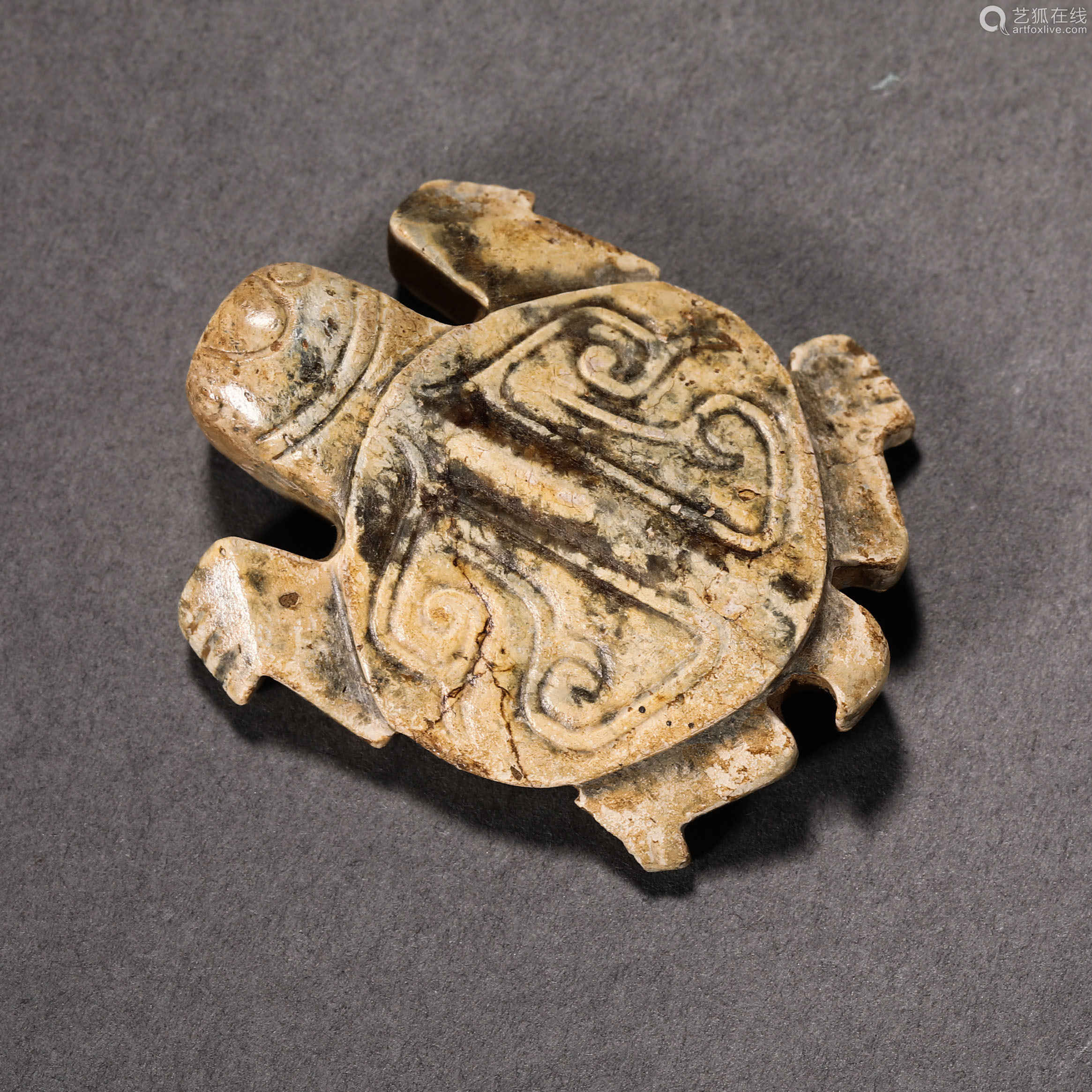 Han Dynasty Hetian Jade Turtle