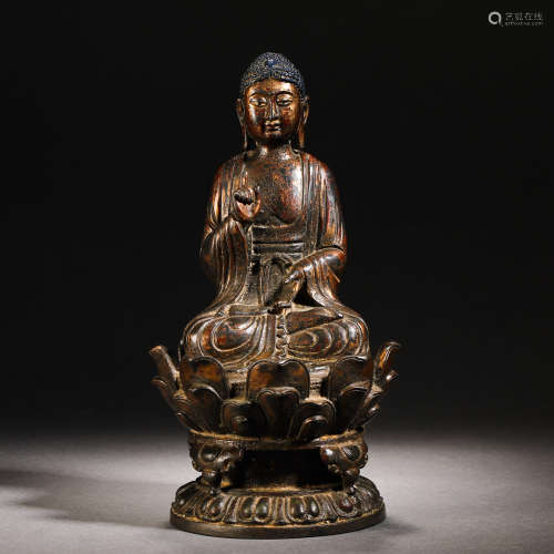 Liao Dynasty Bronze Buddha Statue