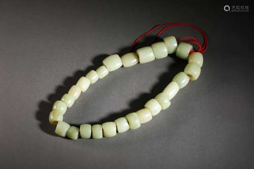 Ming Dynasty jade beads