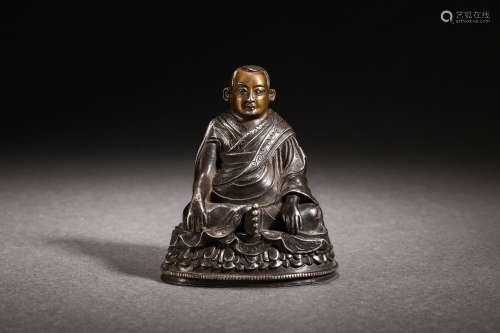 Silver Guru Buddha Statue