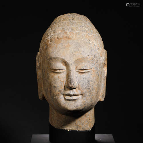 Han Dynasty stone statue of Buddha