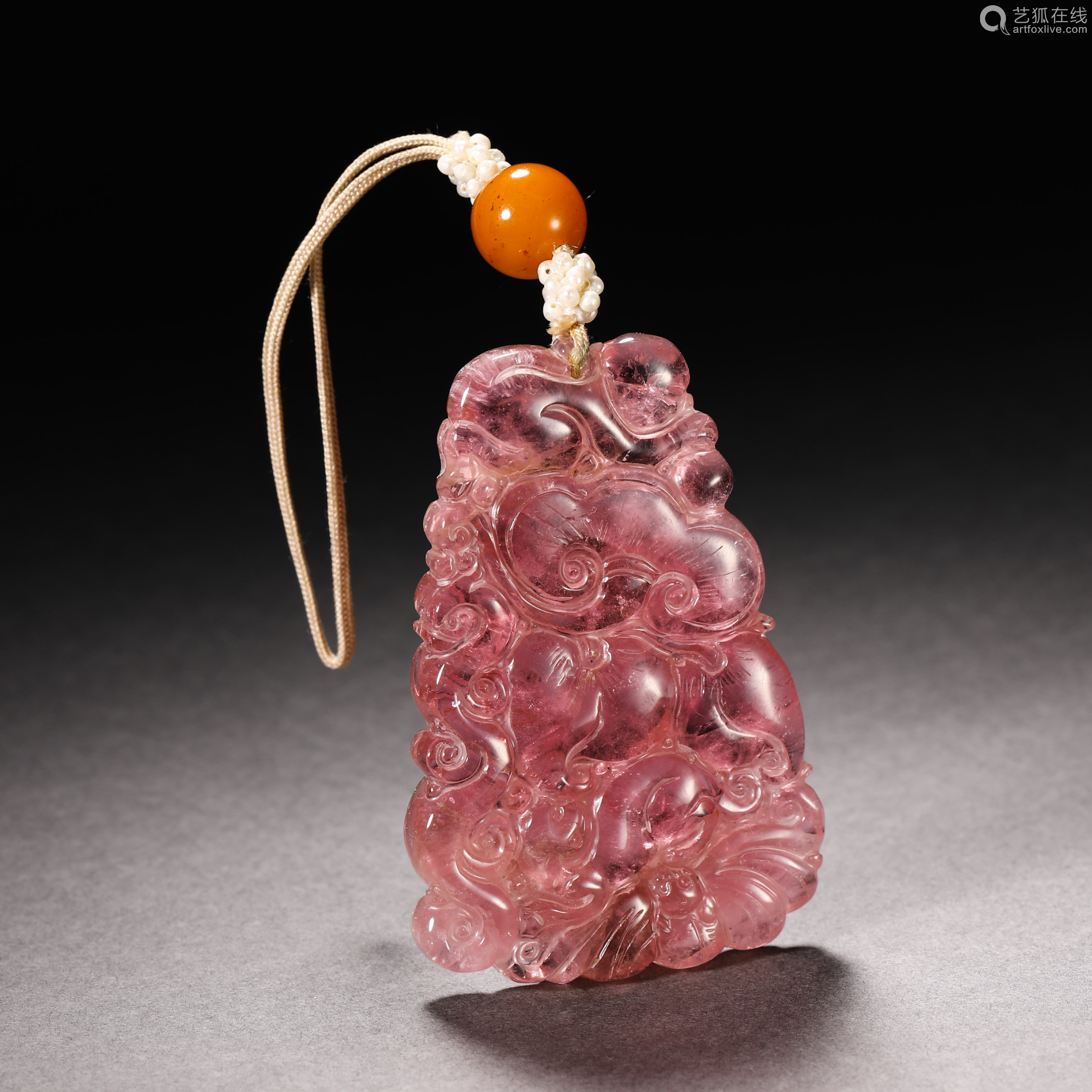 Qing Dynasty Ruby Pendant Jewelry