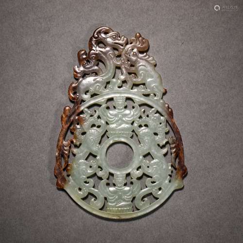 Han Dynasty Hetian Jade Bi