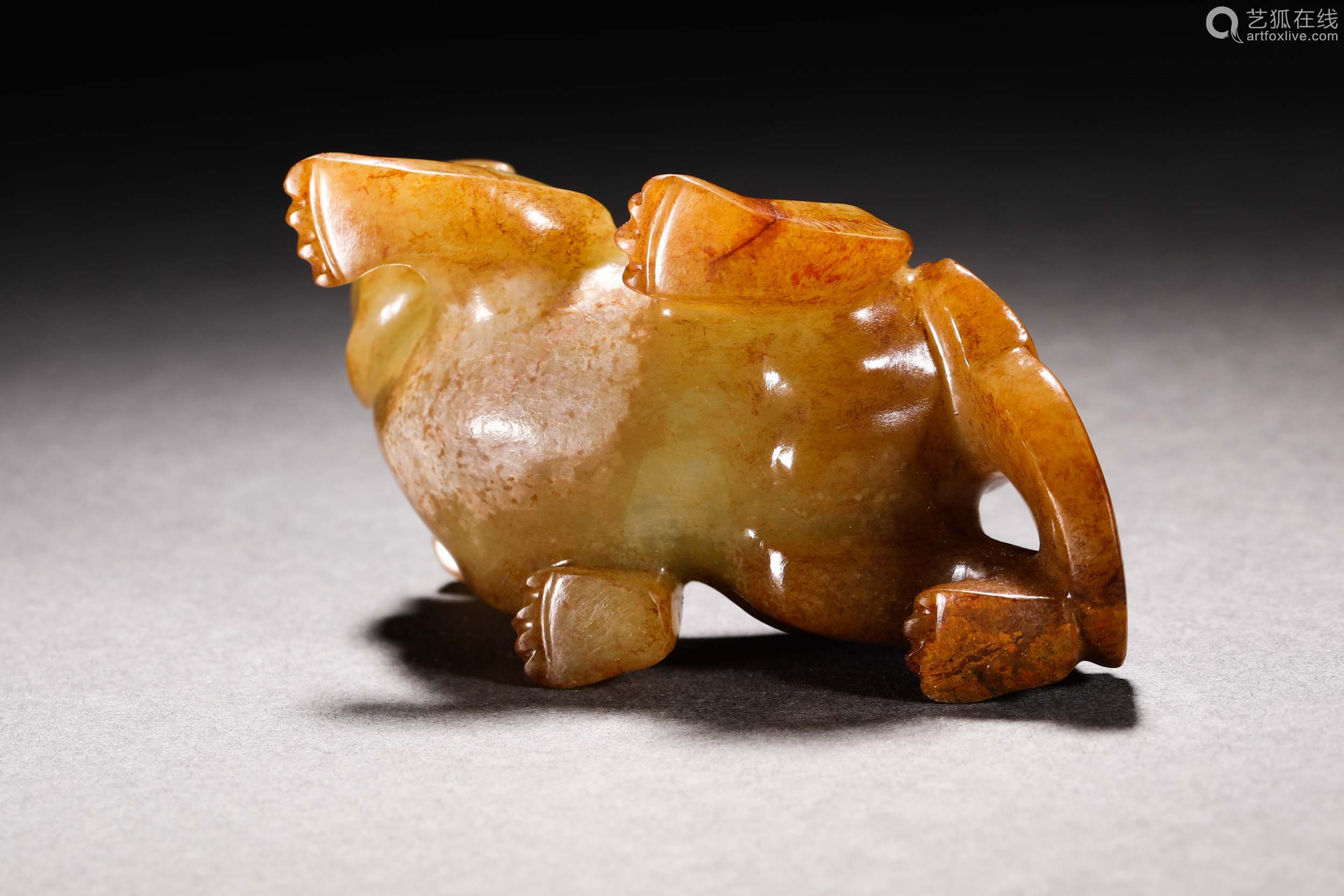 Han Dynasty Hetian jade beast