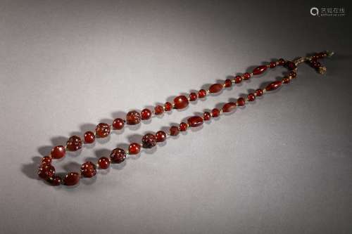 Song Dynasty Agate Necklace