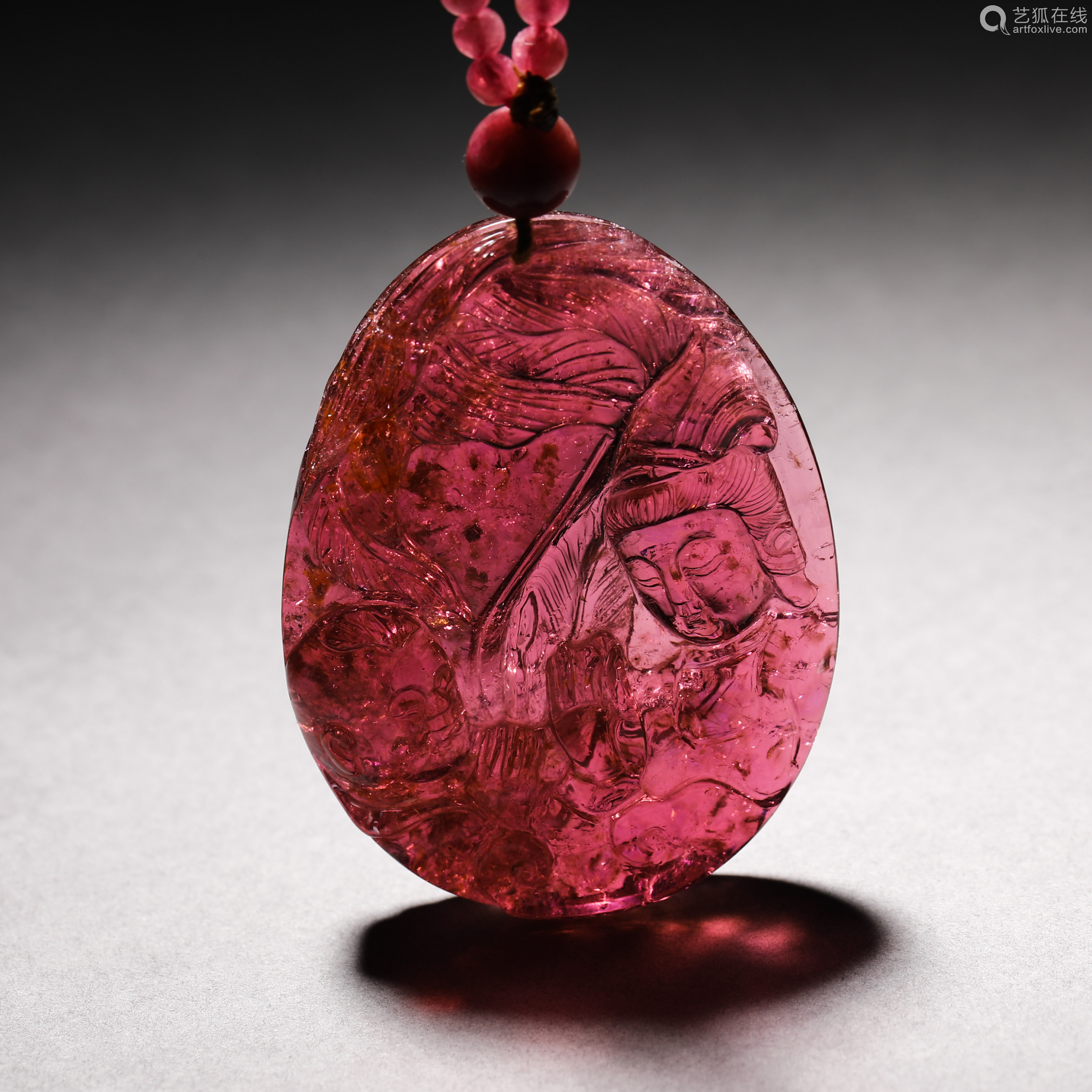 Qing Dynasty Ruby Pendant Jewelry