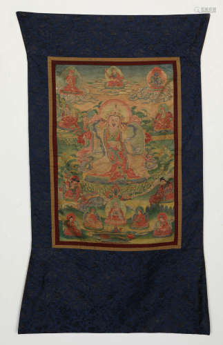 Qing dynasty, the master of embroidery Padmasambhava