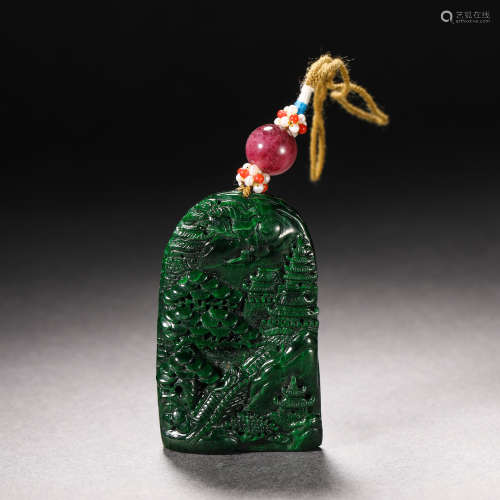 Qing Dynasty Jade Plate