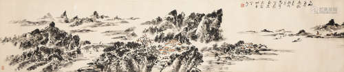 Chinese ink painting,
Landscape map of Lin Sanyuan