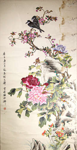 Chinese ink painting,
Zhang Zhaoxiang's 