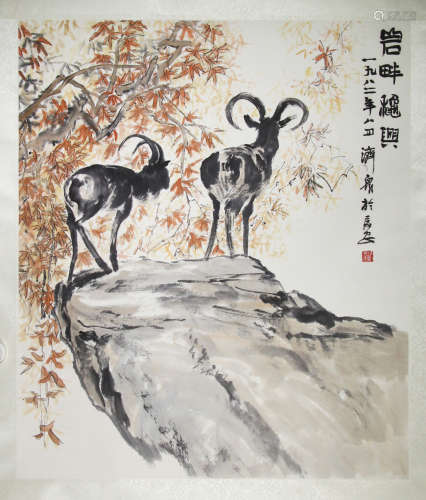Chinese ink painting, Fang Jiquan's 