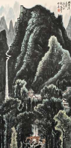 Chinese ink painting,
Li Keran's landscape paintings