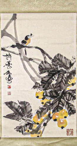 Chinese ink painting,
Xu Linlu's 