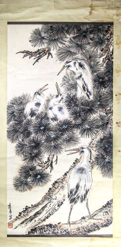 Chinese ink painting,
Li Kuchan's 