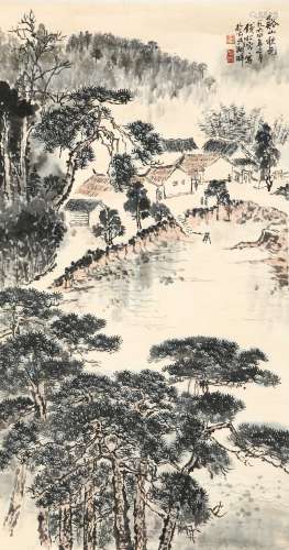 Chinese ink painting,
Qian Songyan