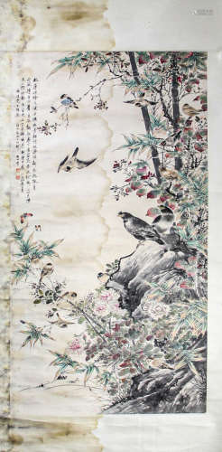 Chinese ink painting,
Yan Bolong's 